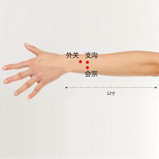 艾艾贴支沟穴位置图