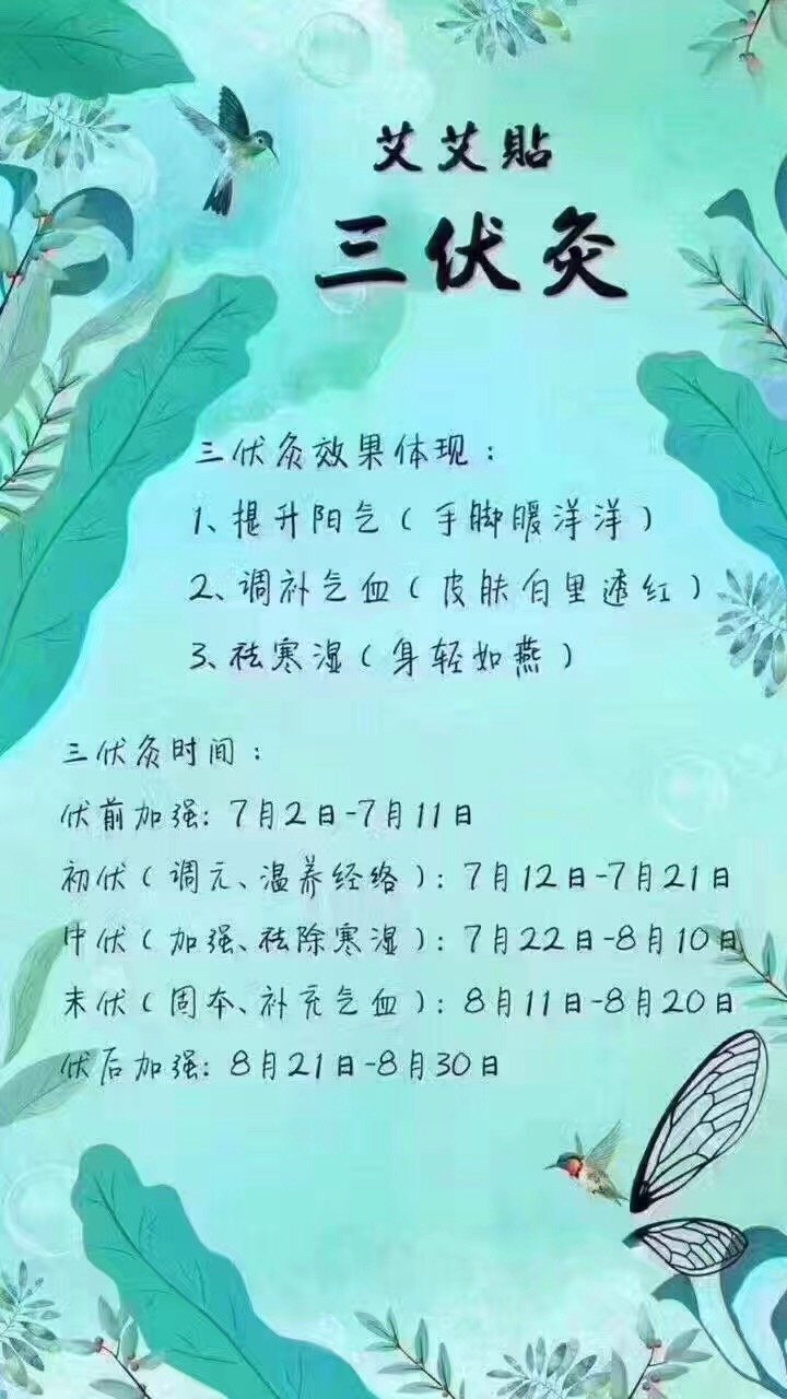 大家都在做艾艾贴三伏灸，有什么好处？